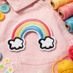 Iron-On Embroidered Patch - Heat Transfer Applique for Clothing, Bags & DIY Crafts