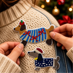 Embroidered Dog Patch - Iron-On & Self-Adhesive Applique for Clothing, Hats & Bags