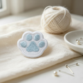 Dog Paw Embroidered Patch - Iron-On Heat Transfer Applique for Clothing, Shoes & DIY Crafts