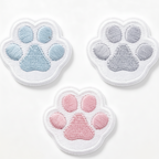 Dog Paw Embroidered Patch - Iron-On Heat Transfer Applique for Clothing, Shoes & DIY Crafts
